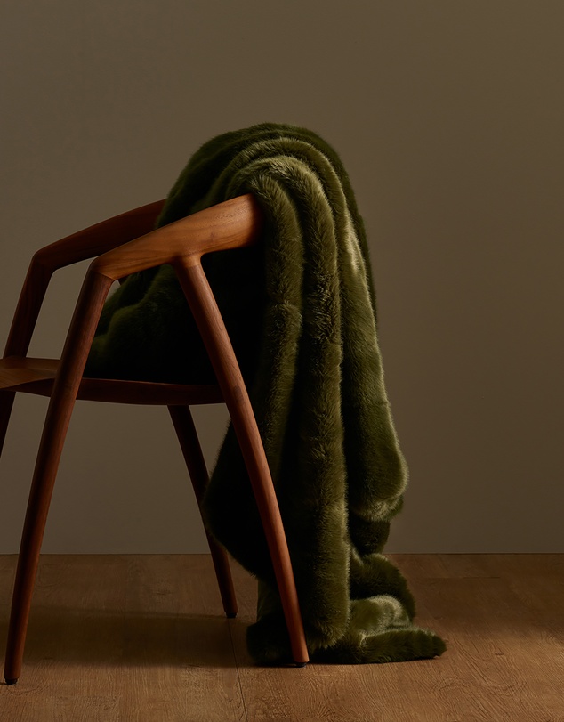 Country Road Loui Faux Fur Throw