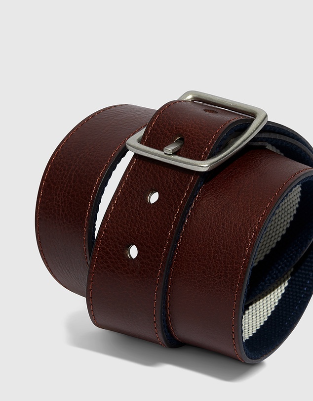 Country Road Textured Reversible Belt