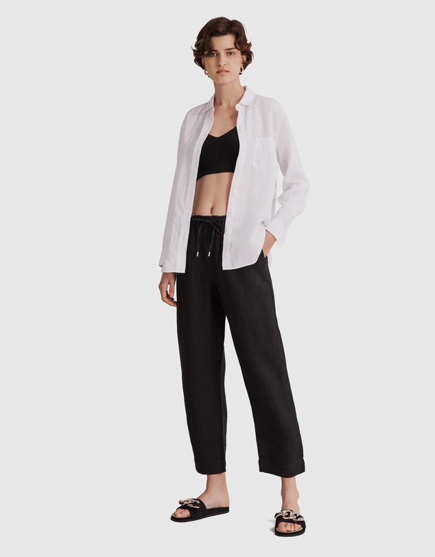 Country Road Organically Grown French Linen Pant