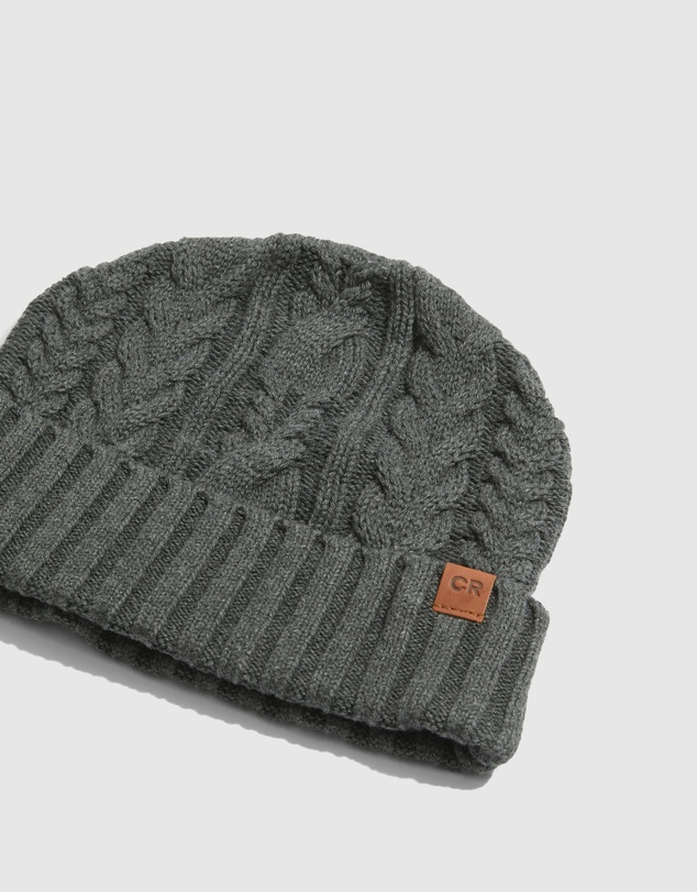 Country Road Cable Knit Beanie