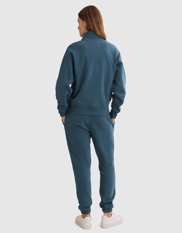 Country Road Australian Cotton Zip Collar Sweat