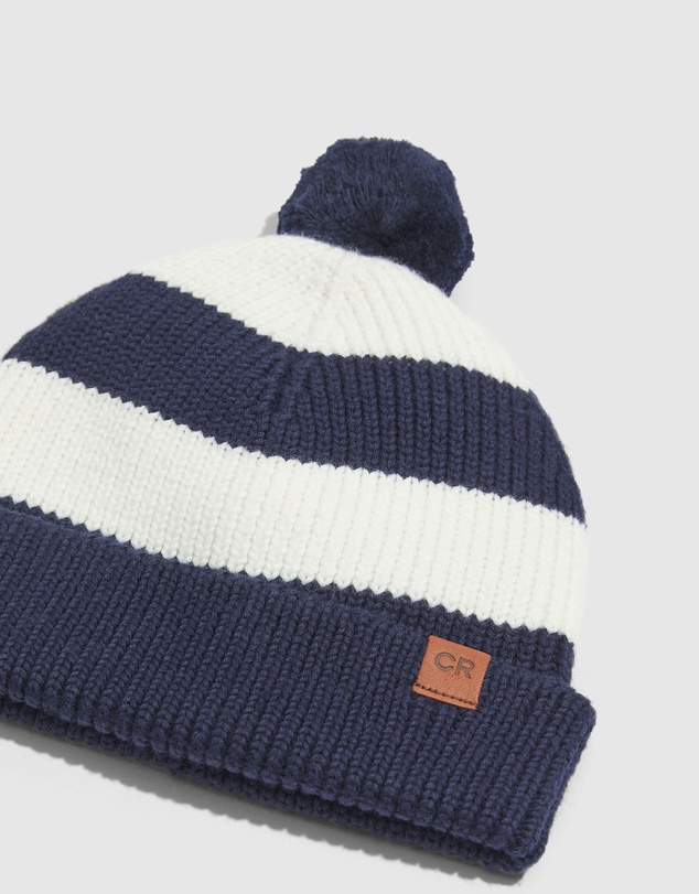 Country Road Stripe Knit Beanie