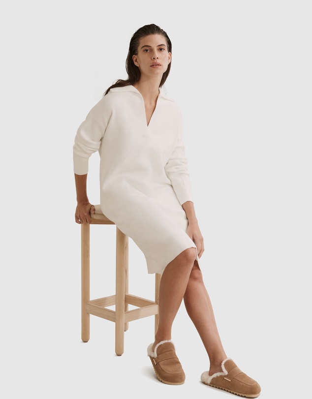 Country Road Collared Knit Dress