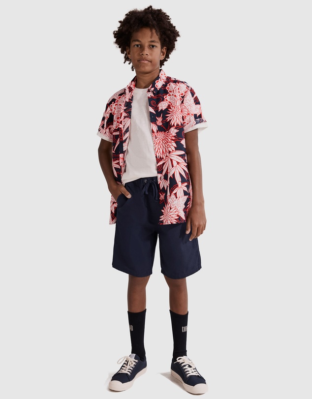 Country Road Teen Drawcord Linen Short