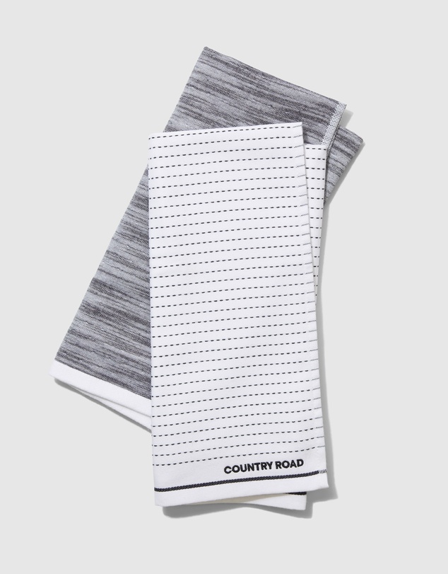 Country Road Australian Cotton Issi Tea Towel Pack Of 2