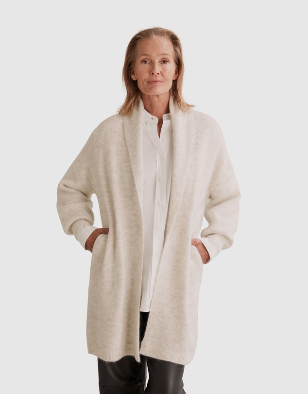 Country Road Longline Fluffy Cardigan