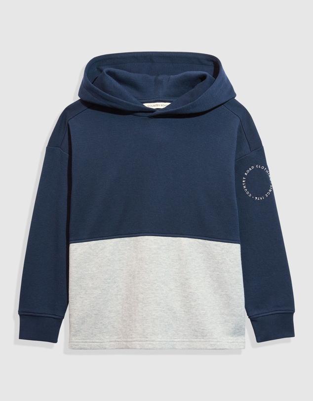 Country Road Organically Grown Cotton Logo Hood T-Shirt