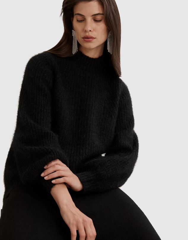 Country Road Fluffy Knit Jumper