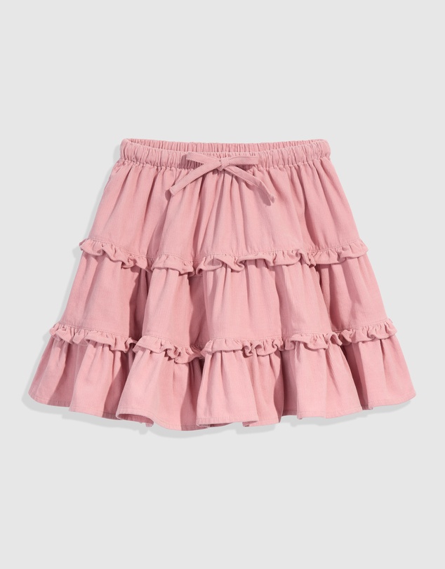 Country Road Tiered Cord Skirt