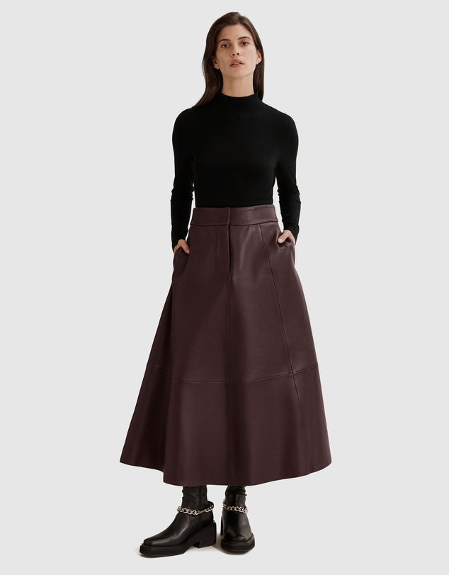 Country Road Australian Merino Wool Silk Long Sleeve Knit