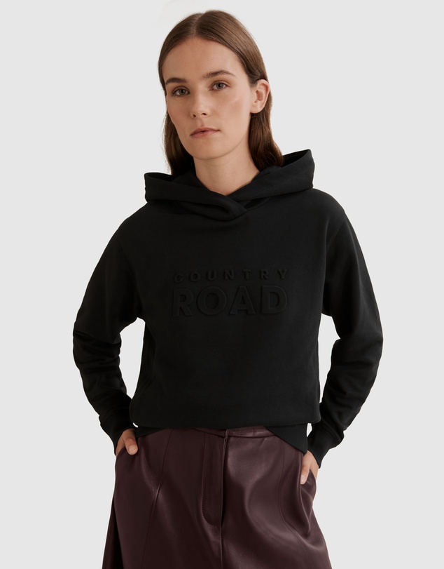 Country Road Australian Cotton Modern Logo Hooded Sweat