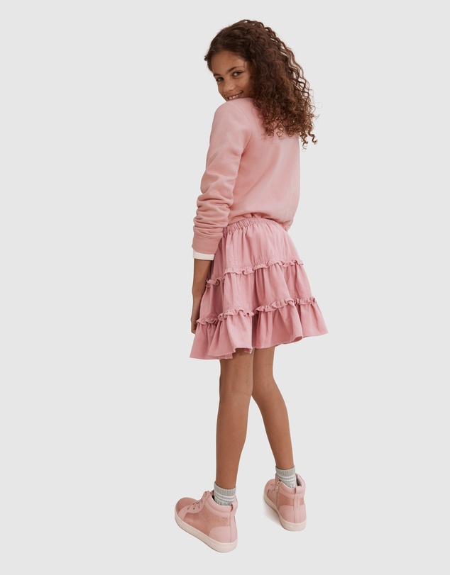 Country Road Tiered Cord Skirt