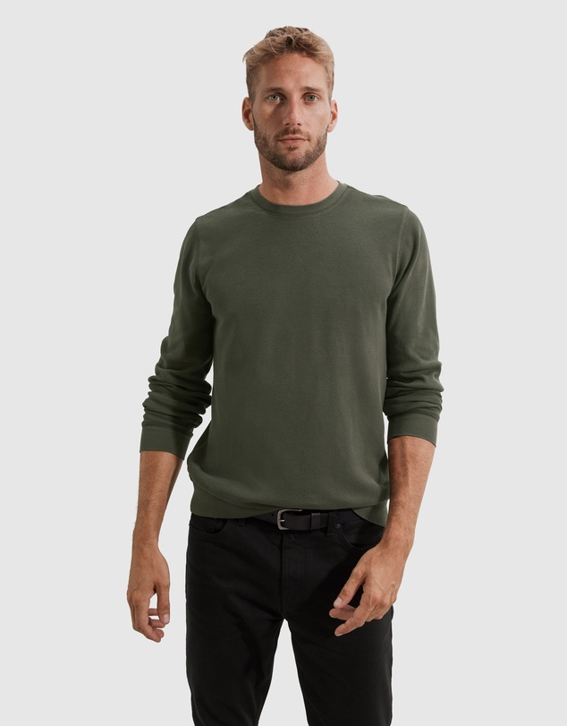 Country Road Waffle Crew T-Shirt