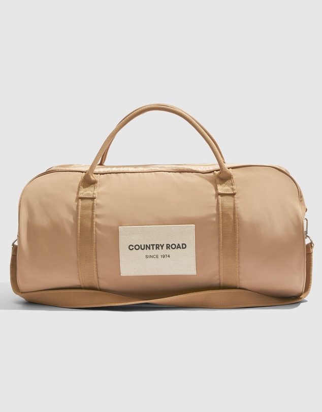 Country Road Recycled Polyester Puff Patch Tote Bag