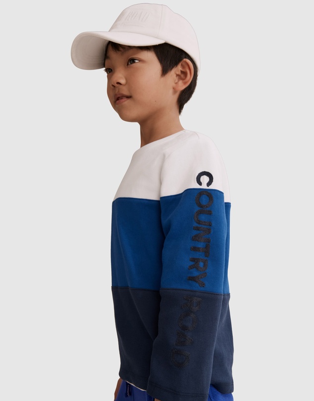 Country Road Organically Grown Cotton Block Stripe T-Shirt