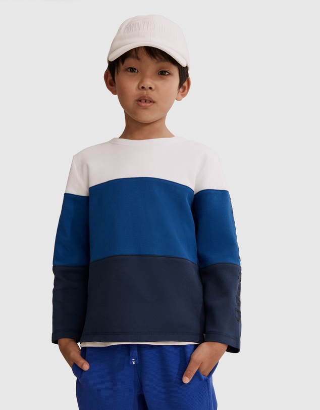 Country Road Organically Grown Cotton Block Stripe T-Shirt