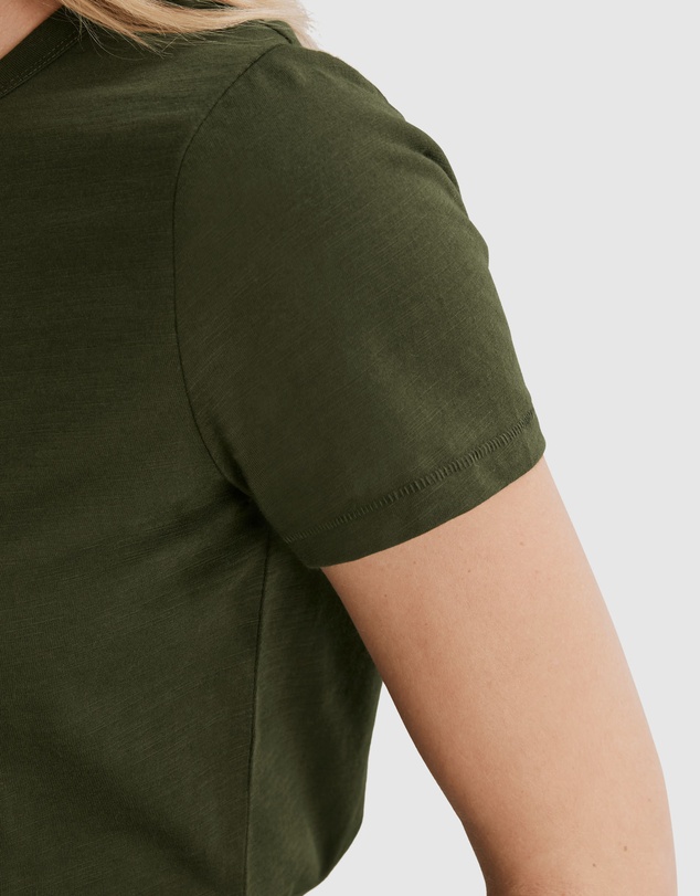 Country Road Short Sleeve Australian Cotton Slub T-Shirt