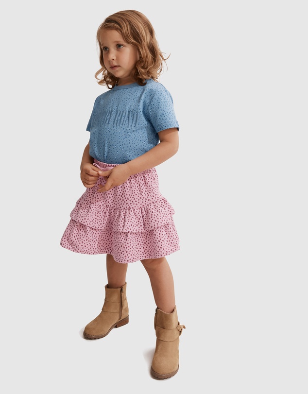 Country Road Australian Cotton Leopard Sweat Skirt