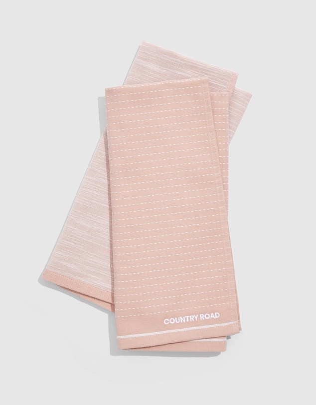 Country Road Australian Cotton Issi Tea Towel Pack Of 2