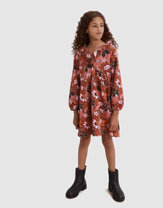 Country Road Autumn Floral Dress
