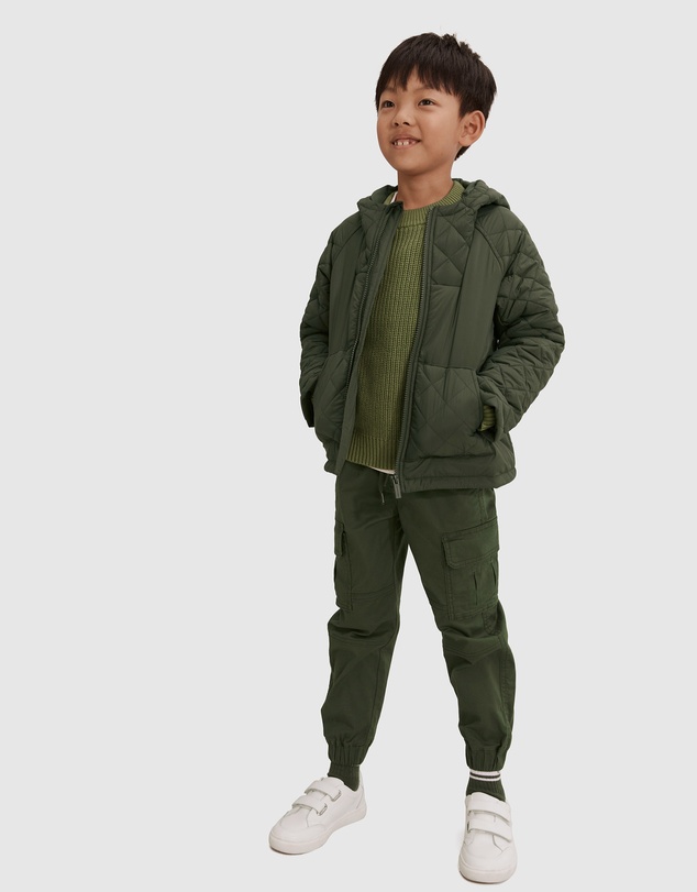 Country Road Recycled Nylon Patch Quilted Jacket