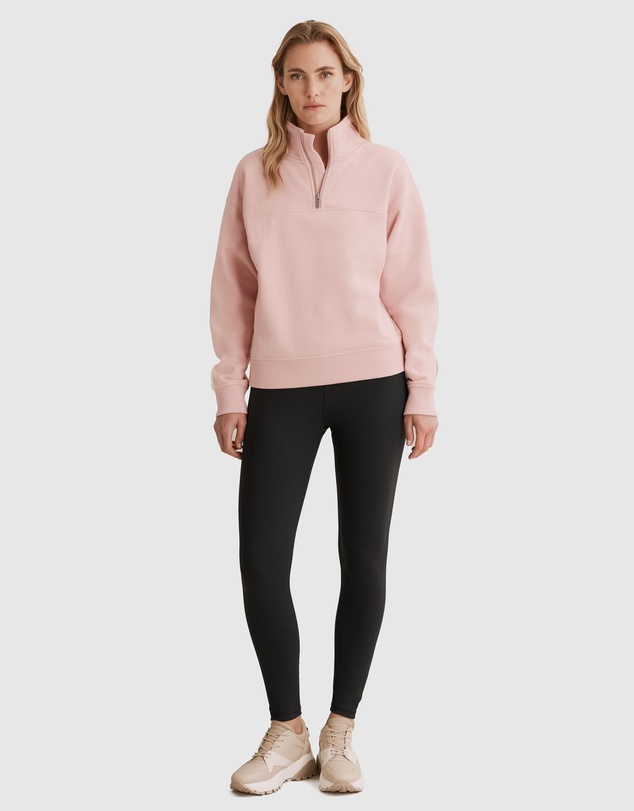 Country Road Australian Cotton Zip Collar Sweat