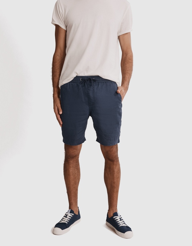 Country Road Organically Grown Linen Drawcord Short