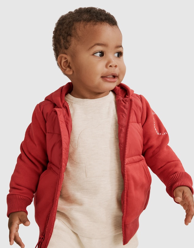 Country Road Puffer Sweat Jacket