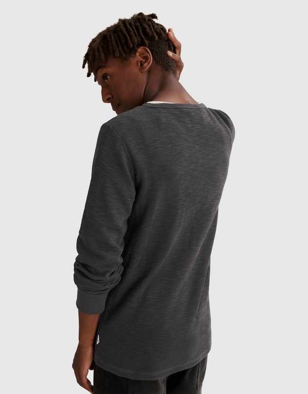 Country Road Teen Textured Long Sleeve Crew T-Shirt