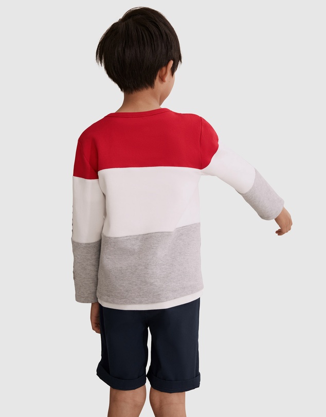 Country Road Organically Grown Cotton Block Stripe T-Shirt