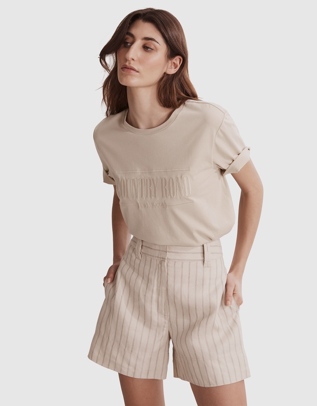 Country Road Verified Australian Cotton Heritage Embroidered T-Shirt