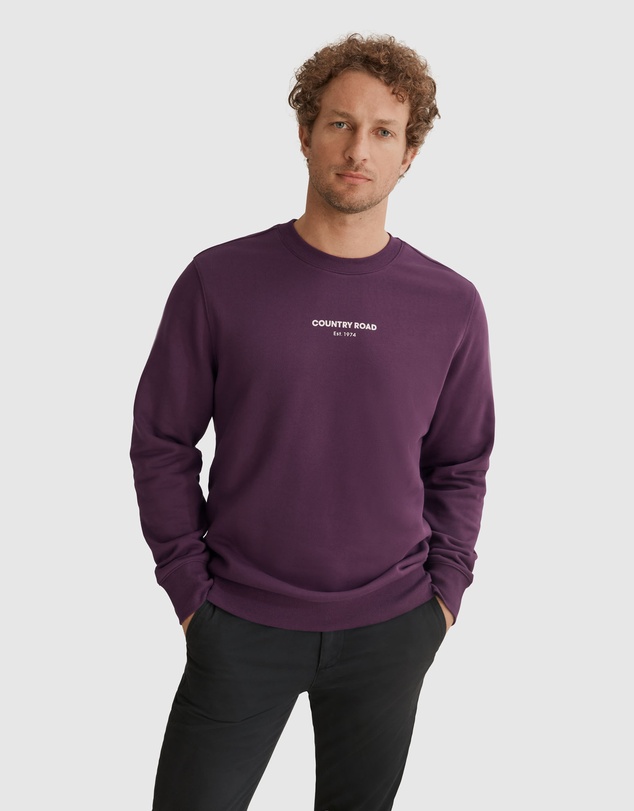 Country Road Australian Cotton Logo Sweat