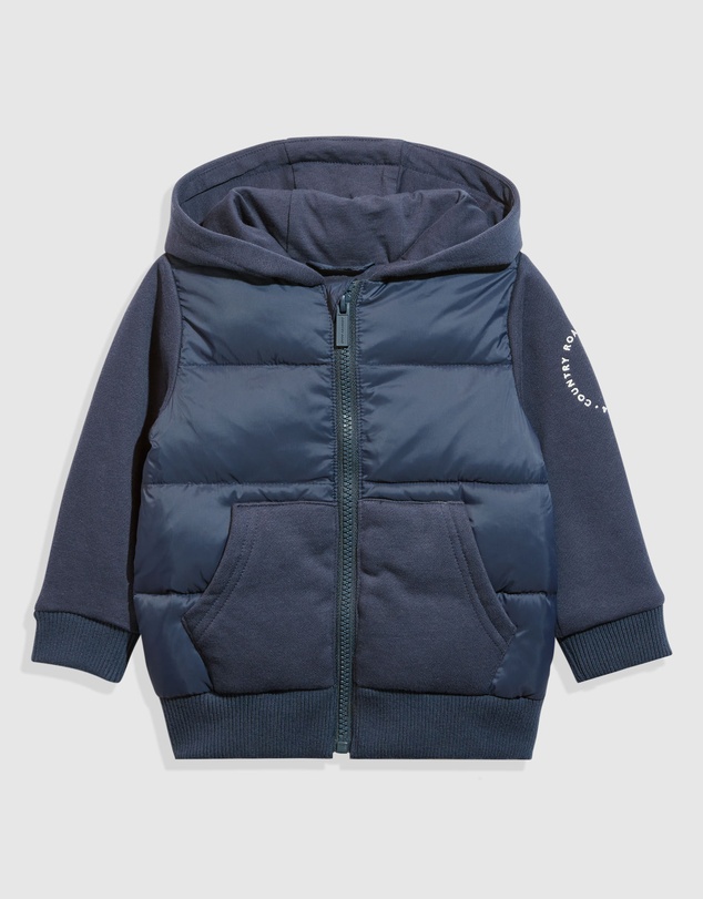 Country Road Puffer Sweat Jacket