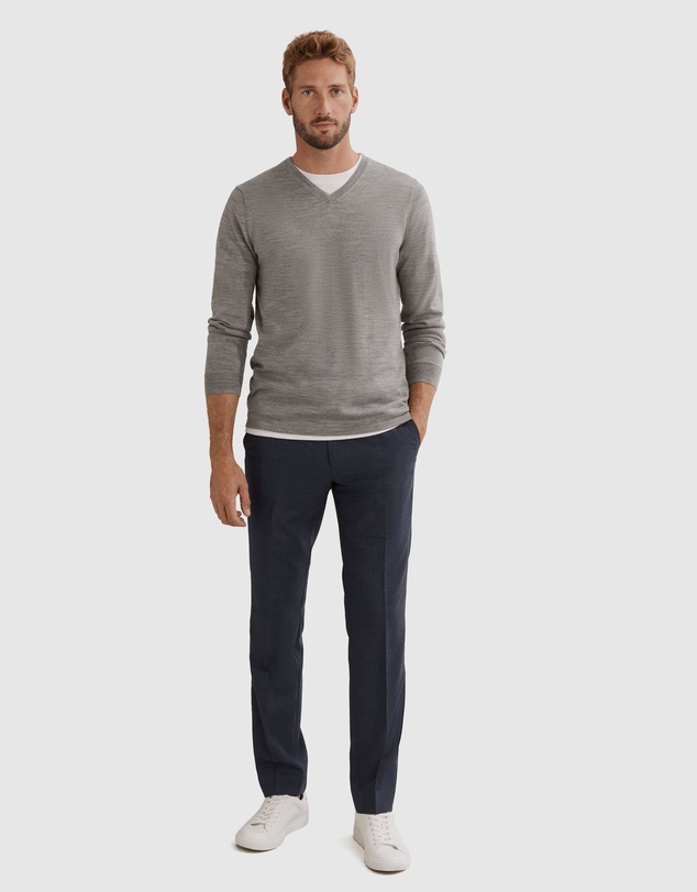 Country Road Verified Australian Merino V-neck Knit