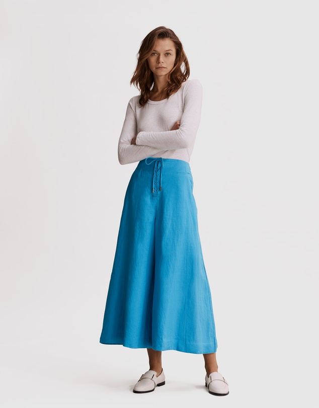 Country Road Long Sleeve Linen T-Shirt