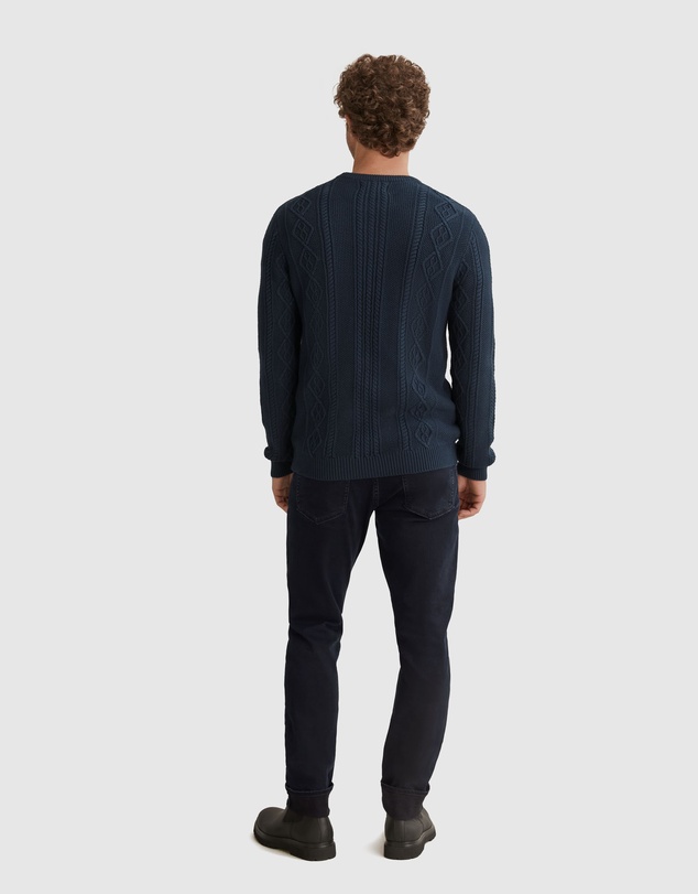 Country Road Australian Cotton Cable Crew Knit