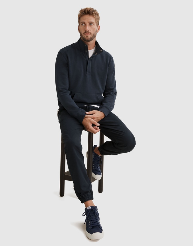 Country Road Towards Circularity - Recycled Cotton Mock Neck Sweat