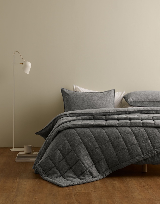 Country Road Jarrah Quilted Queen Bed Cover