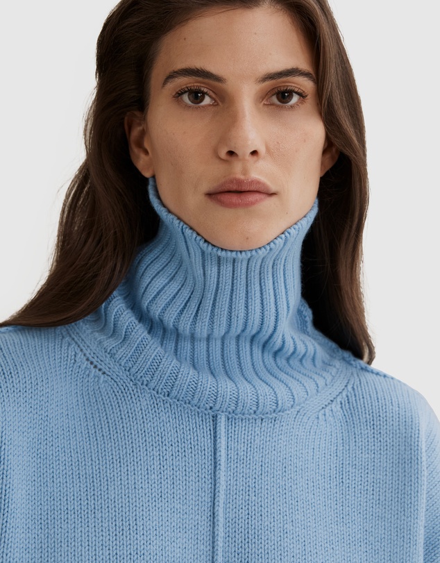 Country Road Mock Neck Rib Knit