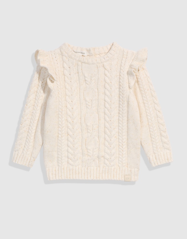 Country Road Cable Frill Knit