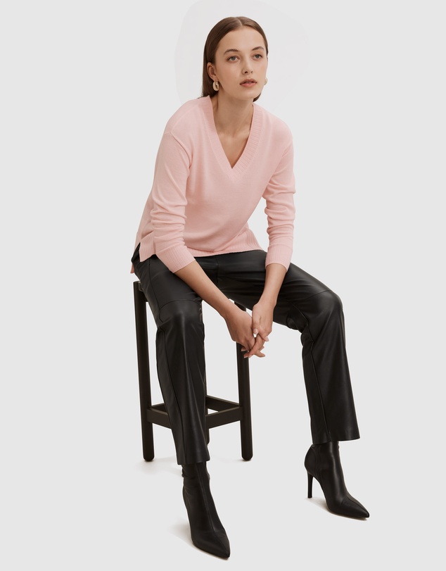 Country Road Verified Australian Merino Wool V-neck Knit