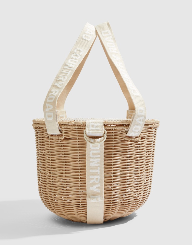 Country Road Sand Small Picnic Basket