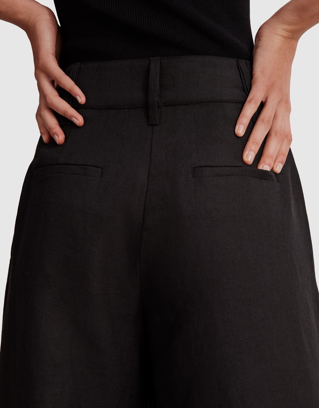 Country Road Organically Grown French Linen Wide Leg Pant