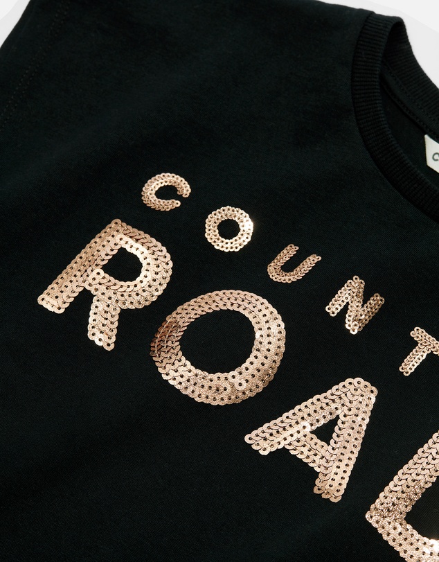 Country Road Organically Grown Cotton Logo Sequin T-Shirt