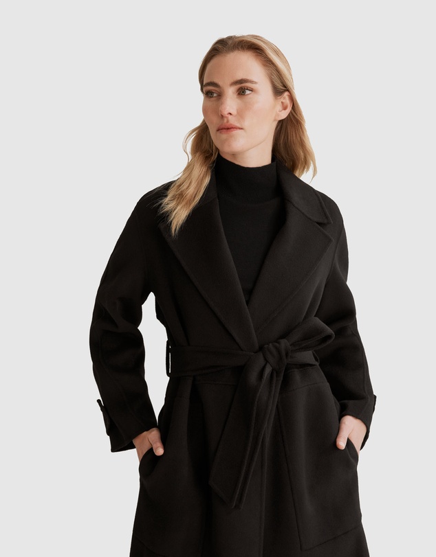 Country Road Belted Soft Coat