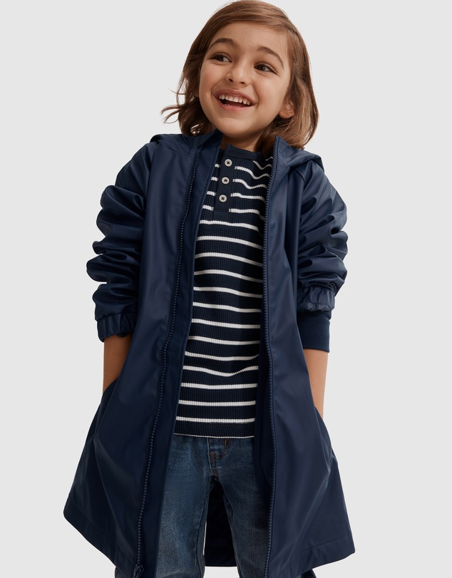 Country Road Hooded Rain Jacket