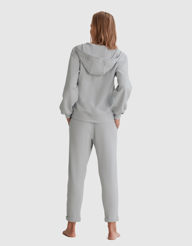 Country Road Waffle Lounge Hooded Knit