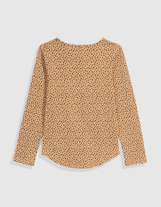Country Road Australian Cotton Leopard Rib T-Shirt