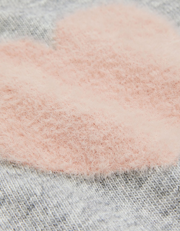 Country Road Textured Heart Knit