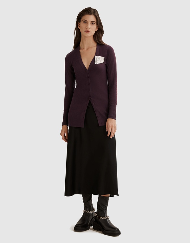 Country Road Australian Merino Wool Silk Cardigan